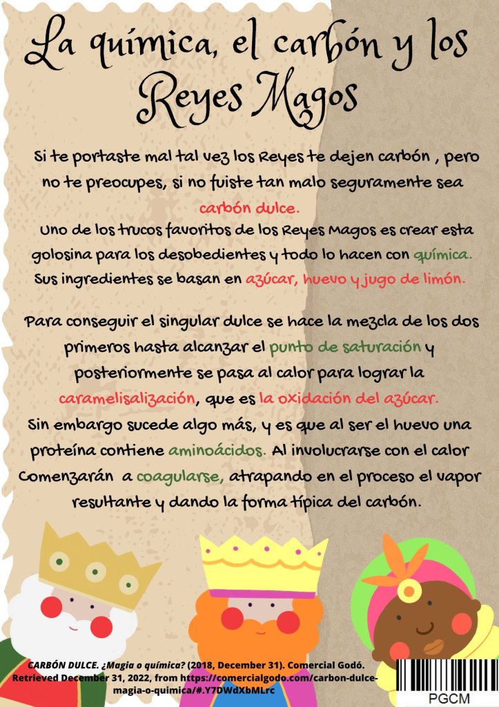 la quimica el carbon y los reyes magos